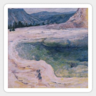 The Emerald Pool by John Henry Twachtman Magnet